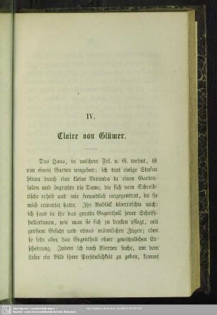 IV. Claire von Glümer