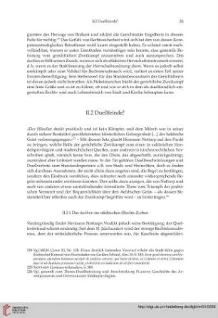 II.2 Duellfeinde?