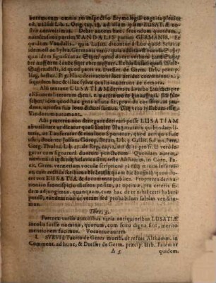 Disp. chorograph. de Lusatia