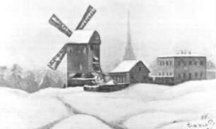 Berlin. Prenzlauer Berg, Windmühlenberg, 1896, aus: Mitteilungen für die Geschichte Berlins, Nr. 6, 1896