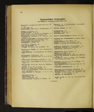 Alphabetisches Sachregister zum Beiblatt der Hanseatischen Gerichtszeitung 1920.