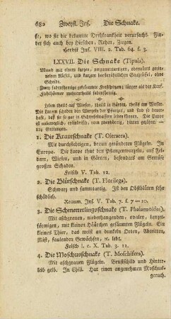 LXXVII. Die Schnake