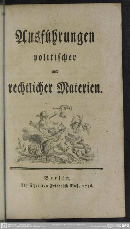 Ausführungen politischer und rechtlicher Materien