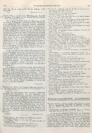 673 [Rezension] Hendriksen, William, New Testament Commentary ; Exposition of the pastoral Epistles