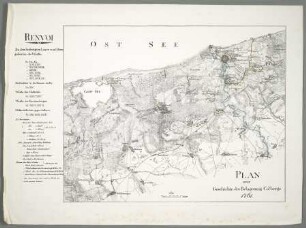 Plan zur Geschichte der Belagerung Colbergs 1761