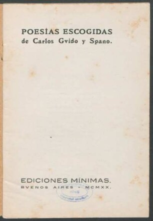 Poesías escogidas