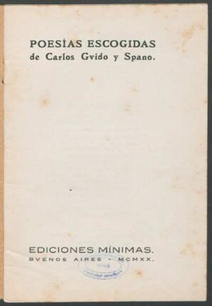 Poesías escogidas