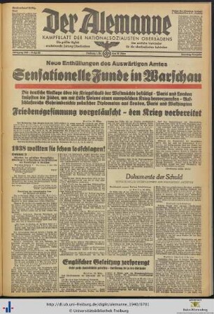 30.03.1940 (Samstag-Ausgabe)