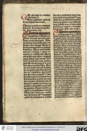 Scimus quoniam... Ro viii. Ante initium illius epistole scribit sanctus Paulus in eodem capitulo dicens Non sunt condigne...