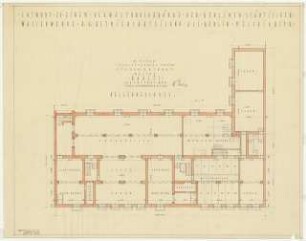 Berliner Städtische Wasserwerke, Berlin-Mitte Verwaltungsgebäude: Grundriss Kellergeschoss 1:100