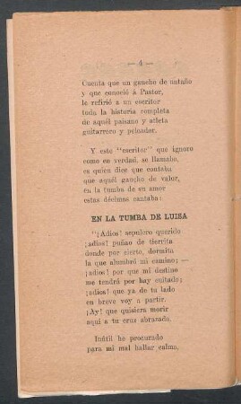 En la tumba de Luisa