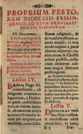Proprium Festorum Dioecesis Frisingensis. Ad Normam Breviarii Romani cum eiusdem Officiis novis accommodatum