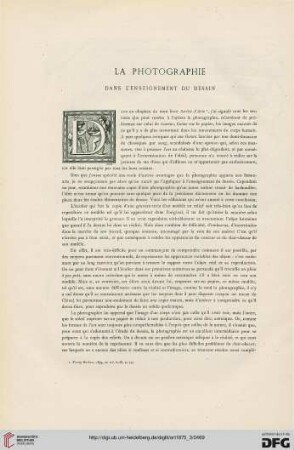 1: La photographie dans l'enseignement du dessin