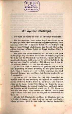 Die Verwaltungslehre. 1,[1], Theil 1, Die vollziehende Gewalt ; Allgemeiner Theil, Das verfassungsmäßige Verwaltungsrecht ; Besonderer Theil, Gebiet 1, Die Regierung und das verfassungsmäßige Regierungsrecht