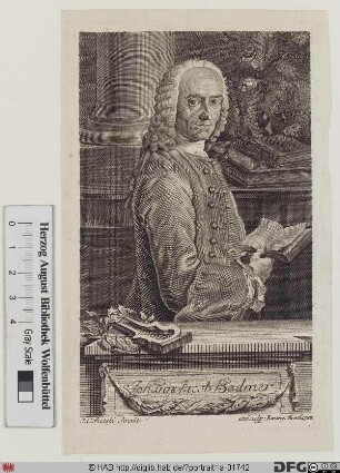Bildnis Johann Jacob Bodmer