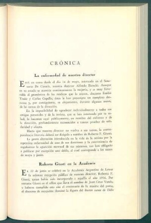 La enfermedad de nuestro director