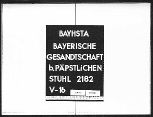 Huber, Professor, Sammlung der zwischen dem Päpstlichen Stuhl und den amerikanischen Staaten abgeschlossenen Konkordate