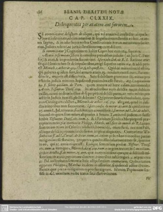 Cap. CLXXIX. Delinquentes per aetatem aut furorem