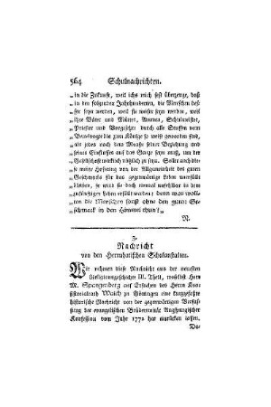 Nachricht von den Herrnhutischen Schulanstalten