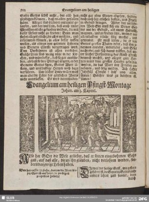 [Evangelium und Epistel am heiligen Pfingst-Montage]