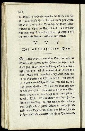 Die ausstaffirte Sau.