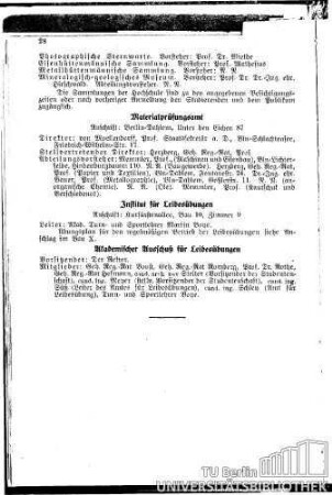 Institut für Leibesübung