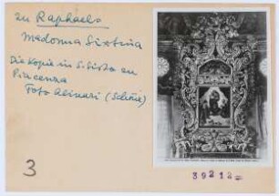 Raffael: Sixtinische Madonna, Kopie in Piacenza, San Sisto (Diakartei)
