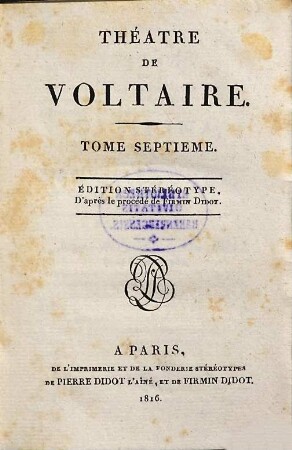 Théâtre De Voltaire, 7