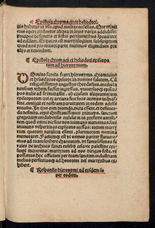 Epistola chromacii et heliodori episcoporum ad hieronymum.