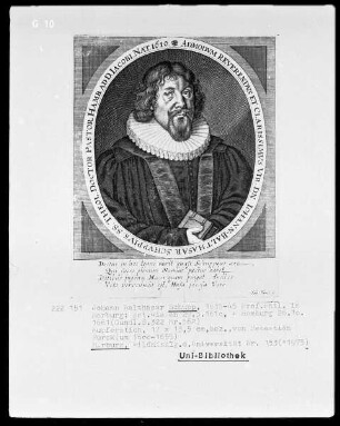 Johann Bathasar Schupp (1610-1661), 1635-1645 Professor der Philologie in Marburg