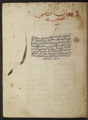 Dīwān al-Qāsimī al-Ḥalabī