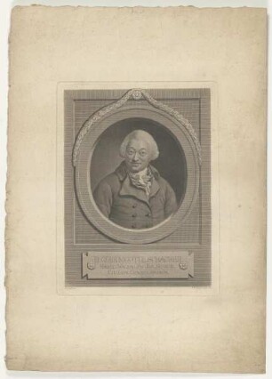 Bildnis des Quirin. Gottl. Schacher