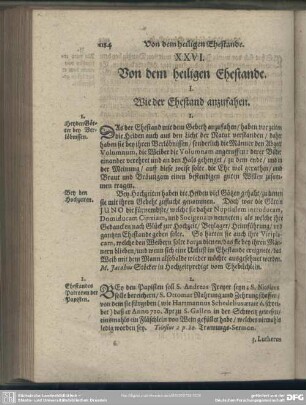 XXVI. Von dem heiligen Ehestande