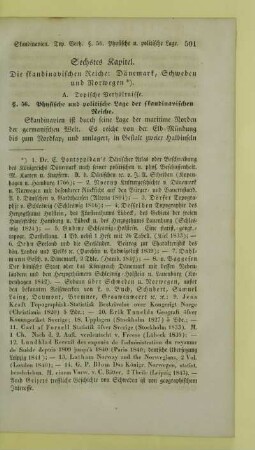 Sechtes Kapitel. Die skandinavischen Reiche: Dänemark, Schweden und Norwegen