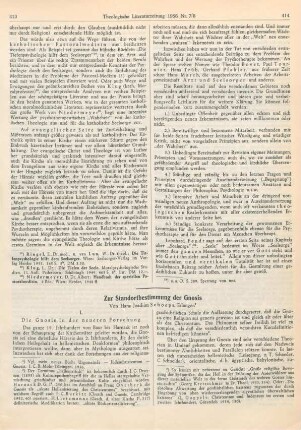 413-422 Zur Standortbestimmung der Gnosis