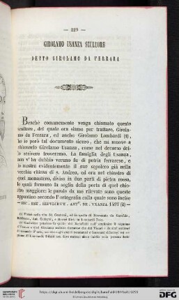 Girolamo Usanza scultore, detto Girolamo da Ferrara