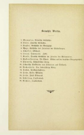 Benutzte Werke