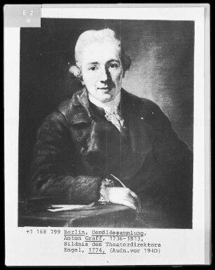 Bildnis des Theaterdirektors Johann Jakob Engel