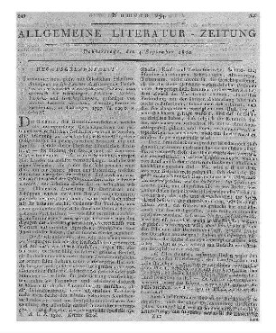 Wiesiger, K. F.: Beantwortung der Frage: Wie können Magistratspersonen in mittleren und kleinen Städten den größten Nutzen stiften? Zerbst: Füchsel 1798
