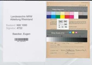 Entnazifizierung Eugen Baecker, geb. 20.10.1911 (Gutsverwalter)