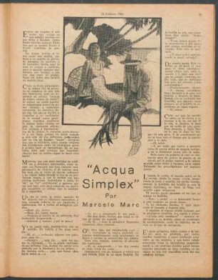 "Acqua simplex"