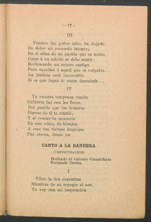 Canto a la bandera (Improvisación) : Dedicado al valiente Comandante Fernando Carbía.