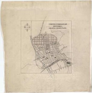 Billing, Hermann; Singen am Hohentwiel; Stadterweiterung - Stadterweiterungsplan