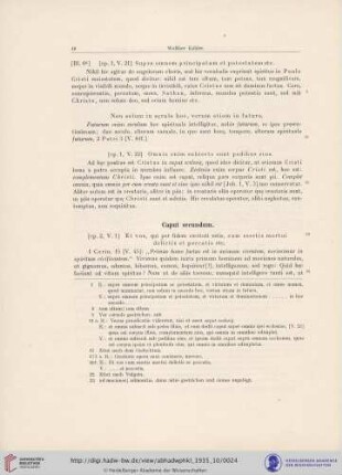 Caput secundum
