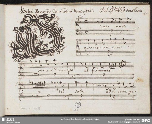 Alessandro Scarlatti - Dove una quercia annosa