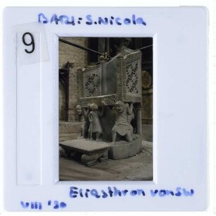 Bari, S. Nicola,unbekannt, Thron des Elias, Bari S. Nicola : Eliasthron