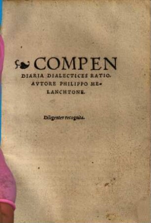 Compendiaria Dialectices Ratio