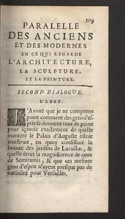 Second dialogue.