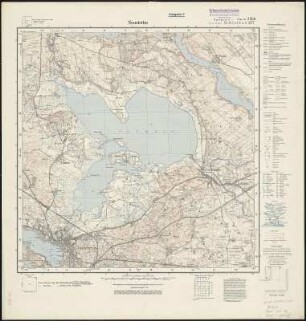 Meßtischblatt 877, neue Nr. 2266 : Neustettin, 1936 : Neustettin. - Neuaufn. 1935, mehrfarb. Ausg. 1936. - 1:25000. - [Berlin]: Reichsamt für Landesaufnahme, 1936. - 1 Kt.