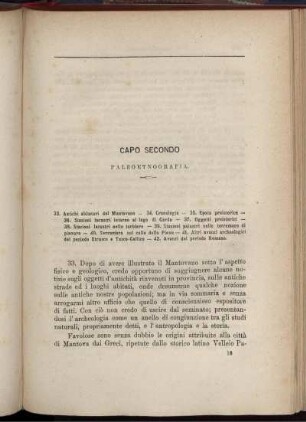 Capo Seconda [bis] Capo Terzo